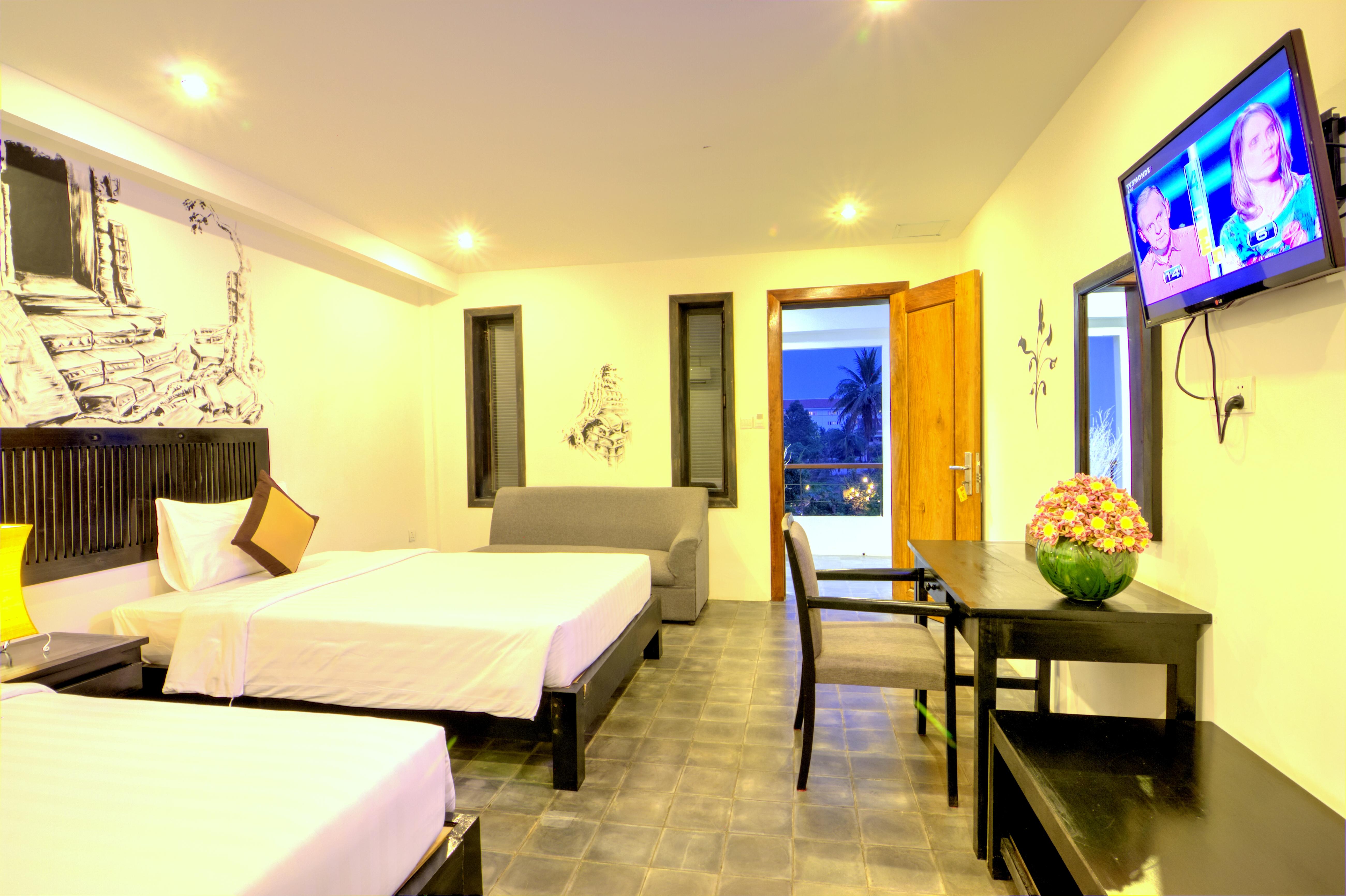ลา เรสซิเดนซ์ บลอง ดังกอร์ Hotel เสียมราฐ ภายนอก รูปภาพ