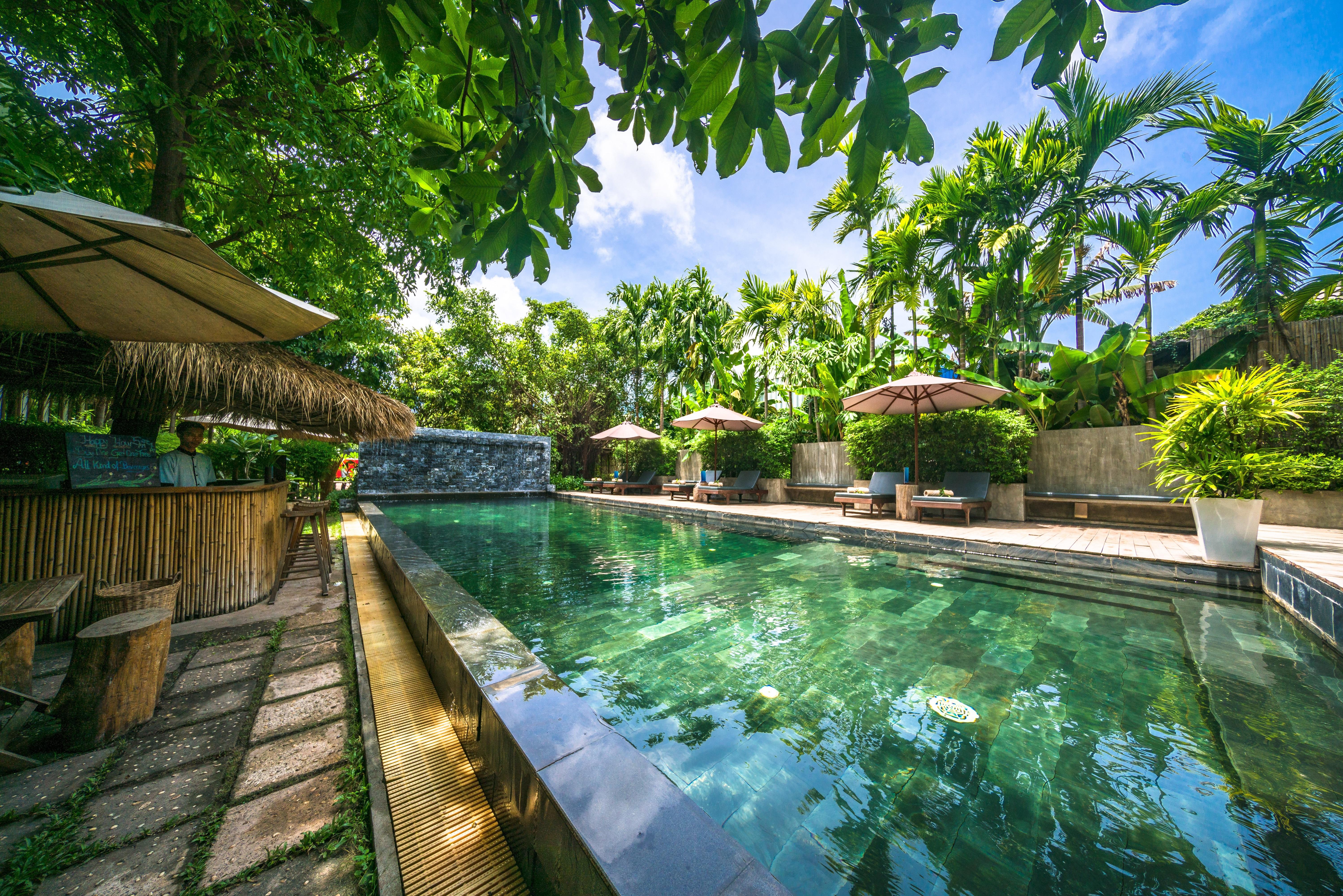 ลา เรสซิเดนซ์ บลอง ดังกอร์ Hotel เสียมราฐ ภายนอก รูปภาพ