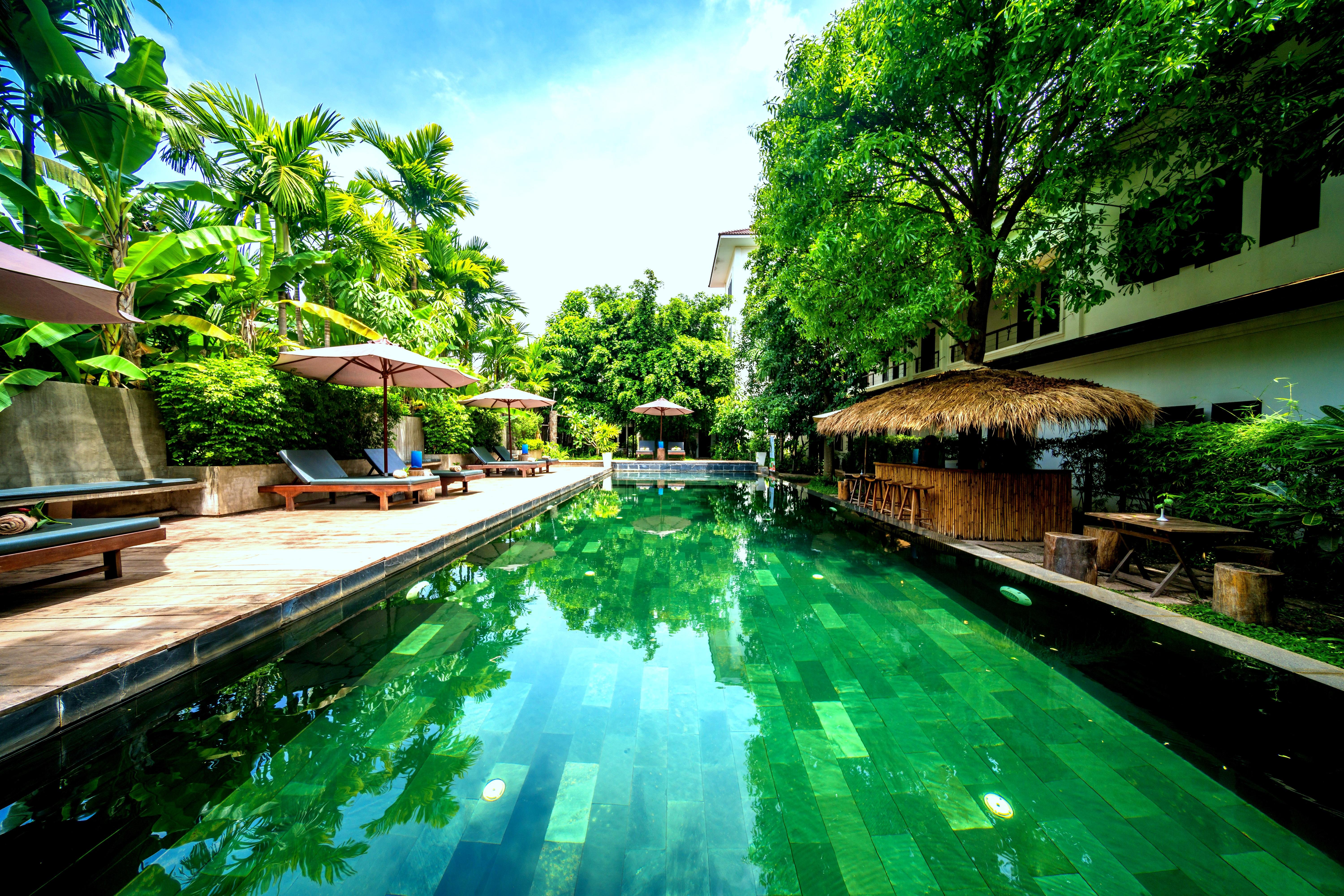 ลา เรสซิเดนซ์ บลอง ดังกอร์ Hotel เสียมราฐ ภายนอก รูปภาพ